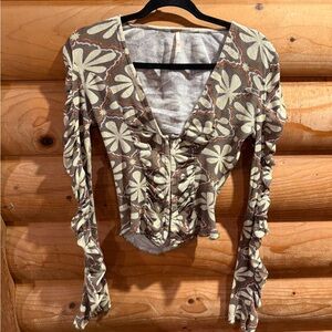 Free People Scrunchie Shirt